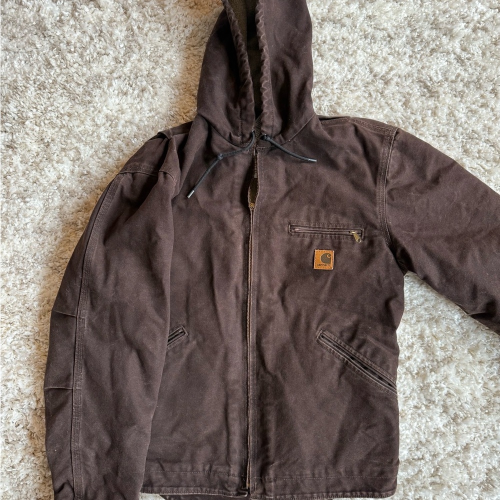 Carhartt Sherpa Lined Washed Duck Jacket